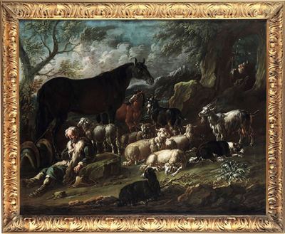Paesaggio con Pastore e Armenti