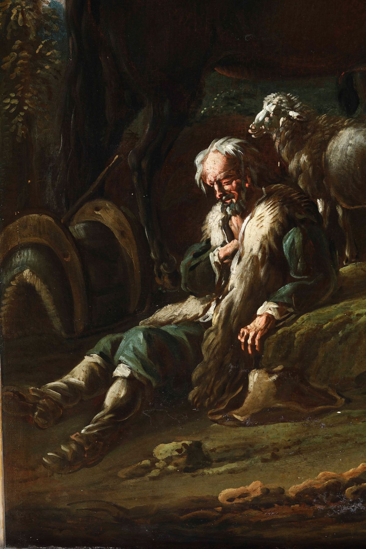 Philipp Peter Roos Detto Rosa da Tivoli - Paesaggio con Pastore e Armenti