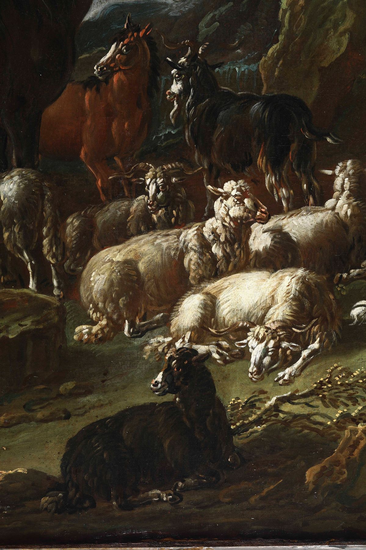 Philipp Peter Roos Detto Rosa da Tivoli - Paesaggio con Pastore e Armenti