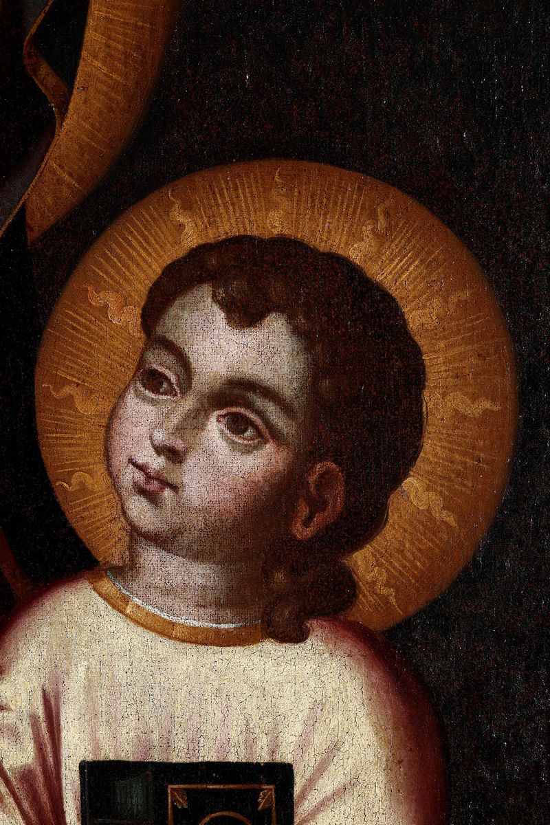 Scuola del XIX Secolo Madonna con Bambino