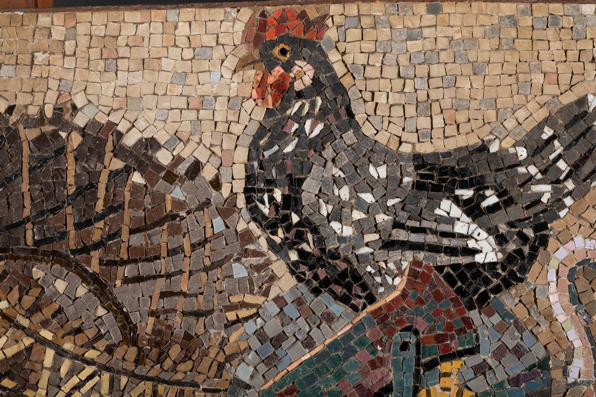 Gino Severini - Natura Morta con Galli e Pesci