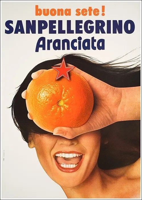 Armando Testa : Aranciata San Pellegrino  - Auction Vintage Posters - Cambi Casa d'Aste