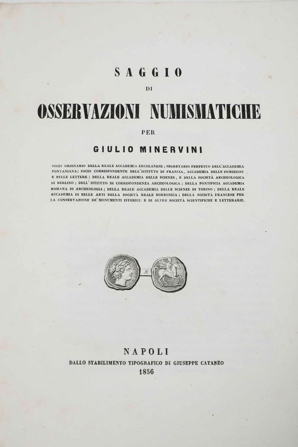 Francesco Daniele - Monete antiche di Capua... in Napoli, nella stamperia Simoniana, 1802.