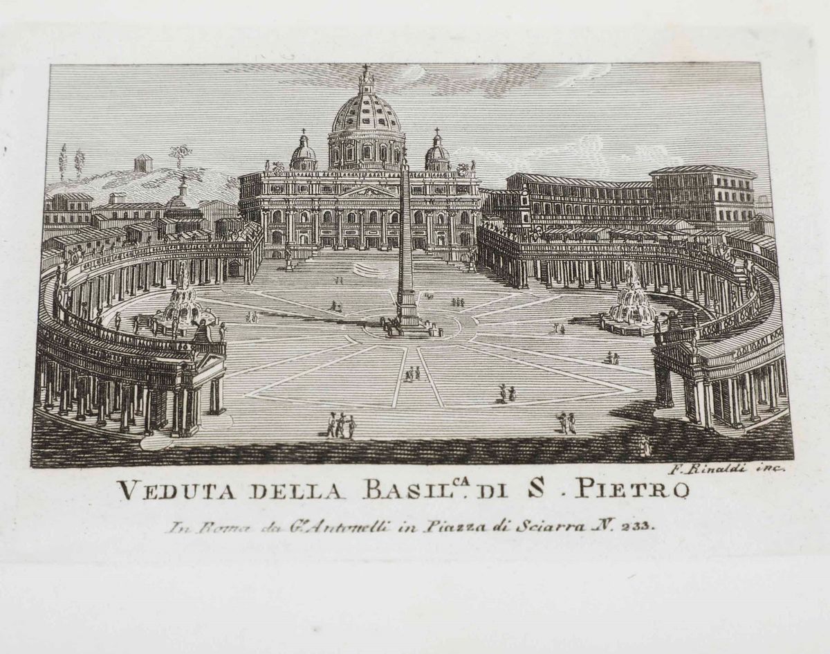 Vedute della Città di Roma Raccolta di Vedute Antiche e Moderne della Citta di Roma e Sue Vicinan...