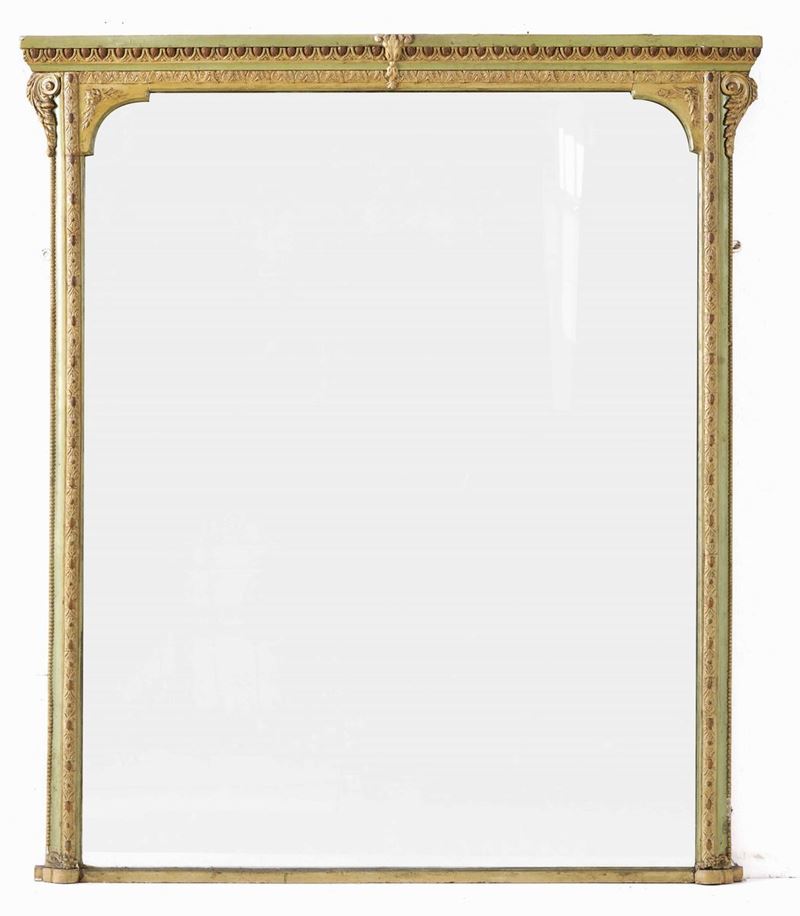 Caminiera in legno laccato. XIX secolo  - Auction Antique September | Cambi Time - Cambi Casa d'Aste