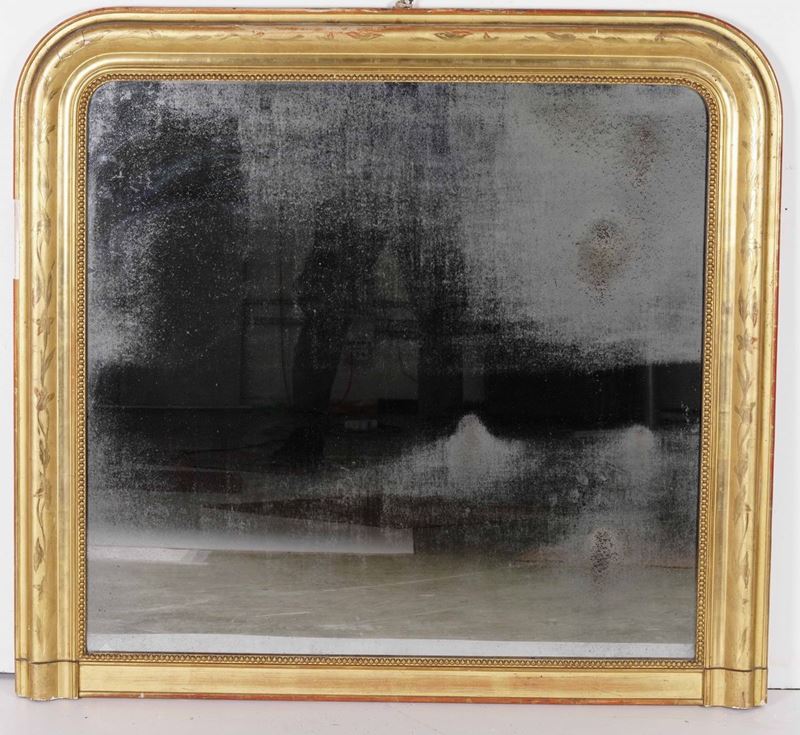 Caminiera in legno dorato. XX secolo  - Asta Antiquariato Aprile | Cambi Time - Cambi Casa d'Aste