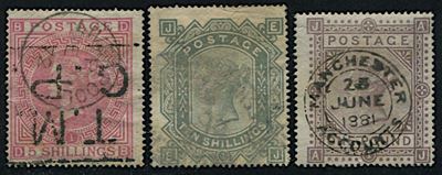 1867/1878, Great Britain, Wmk Maltese Cross.