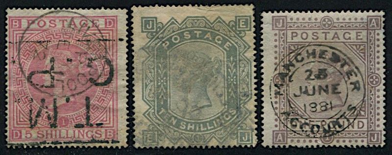 1867/1878, Great Britain, wmk Maltese cross.  - Asta Filatelia e Storia Postale - Cambi Casa d'Aste