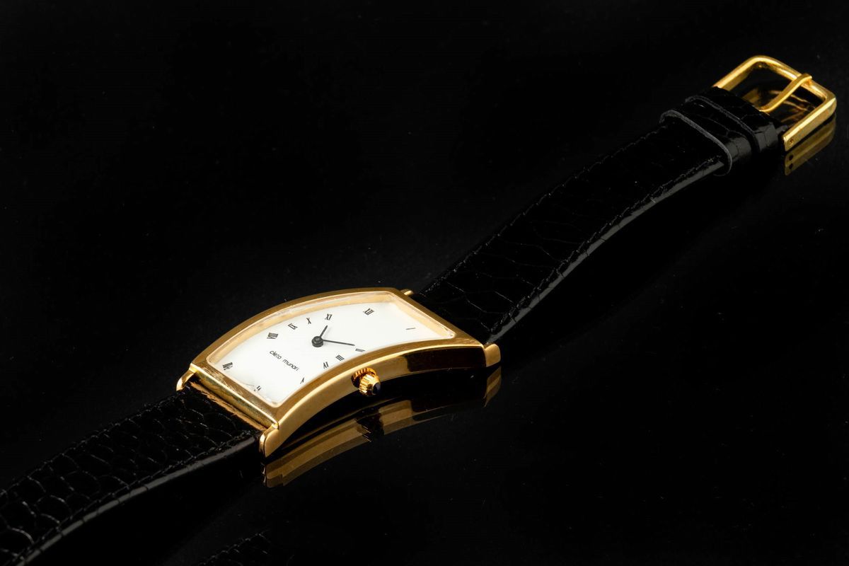 Cleto Munari - Orologio di Forma Laminato Disegnato da Hans Hollein