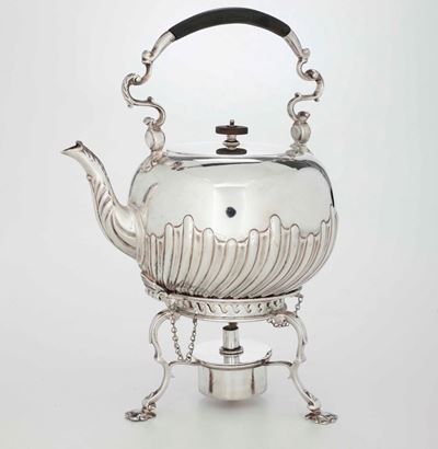 Samovar in Metallo Argentato, XX Secolo
