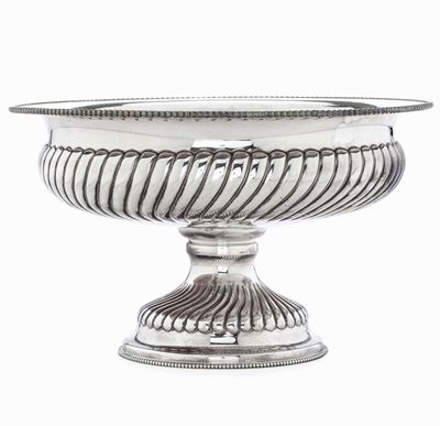 Coppa. Argento 925 Fuso e Sagomato. Argenteria Veneta del XX Secolo. Argentiere F.lli Calegaro di...