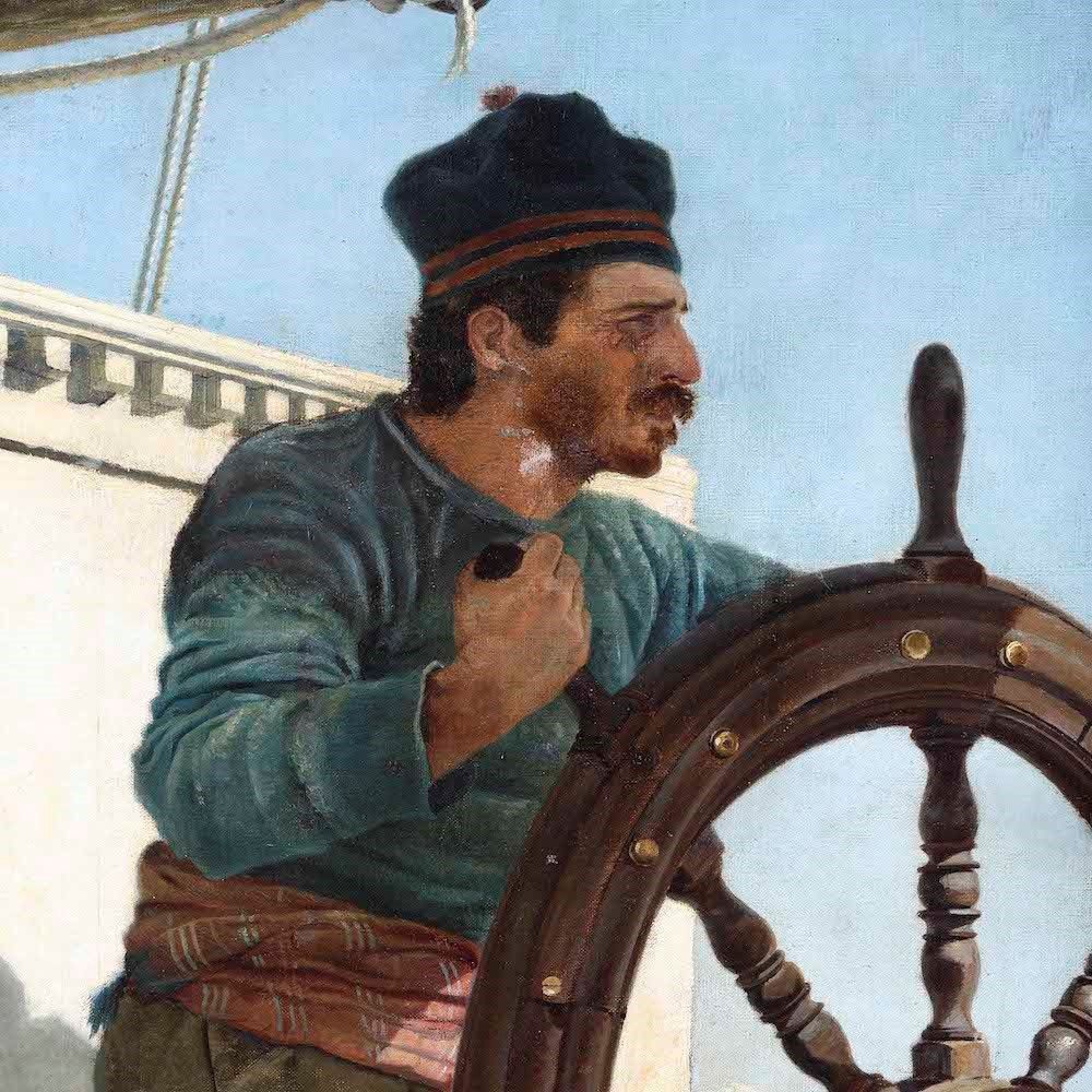Alfredo Luxoro - A Poppa, 1879