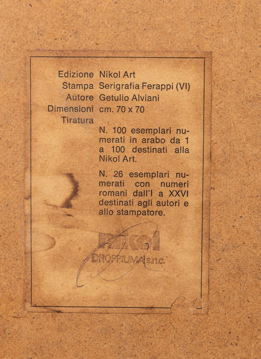 Getulio Alviani - Senza Titolo