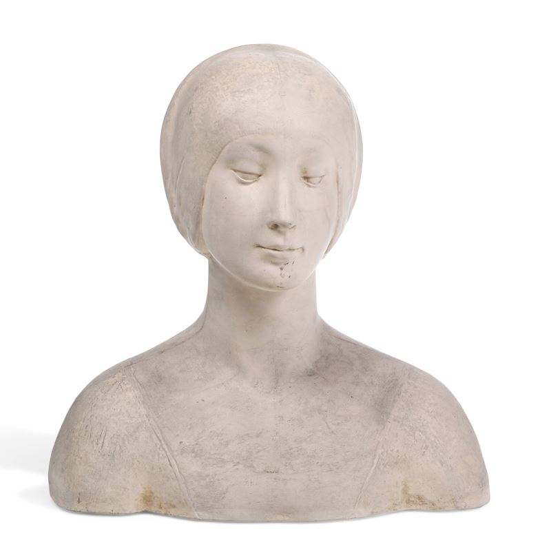 Copia da Fracesco Laurana, XX secolo Busto femminile  - Asta Scultura - Cambi Casa d'Aste