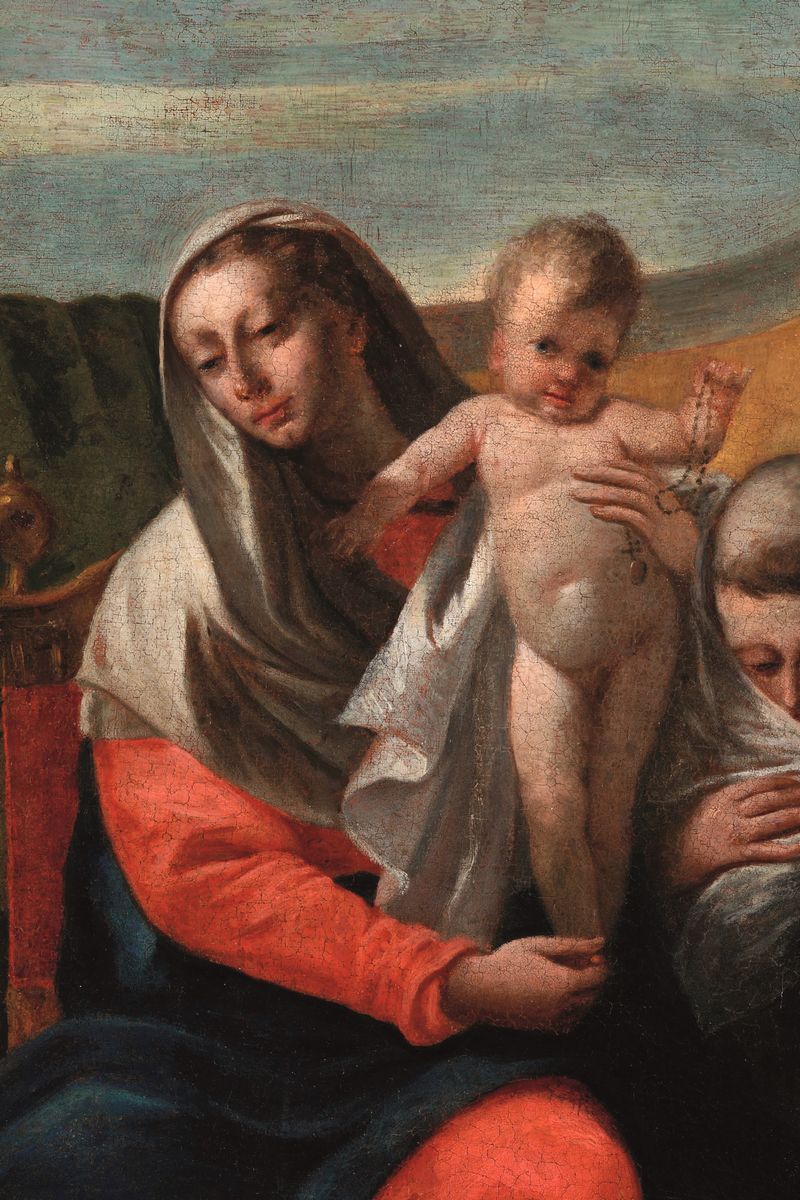 Francesco Zugno - Madonna in Trono con i Santi Antonio, Francesco e Gaetano da Thiene