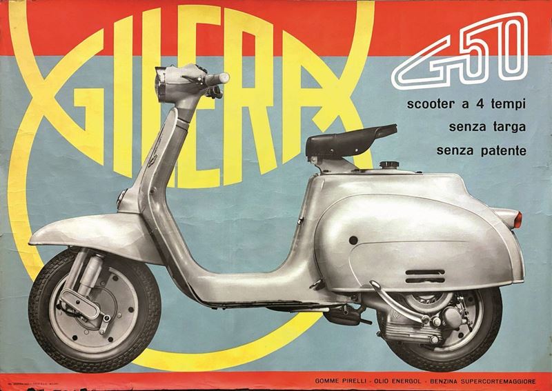 A.Reckziegel : Gilera G50  - Auction Vintage Posters - Cambi Casa d'Aste