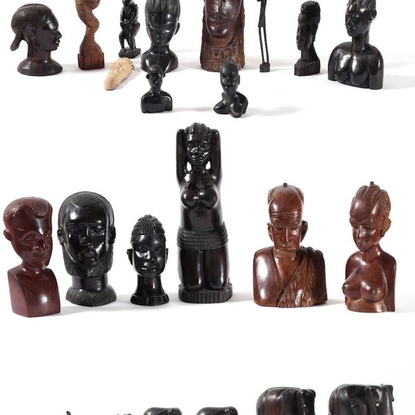 Lotto di oggetti etnici, Africa?