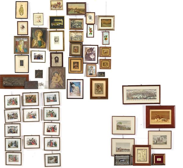 Lotto di stampe e riproduzioni