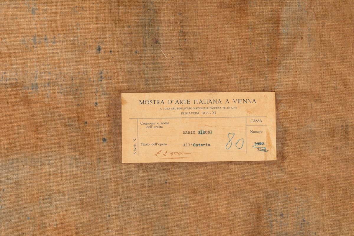 Mario Sironi - All'osteria - Fiaccheraio