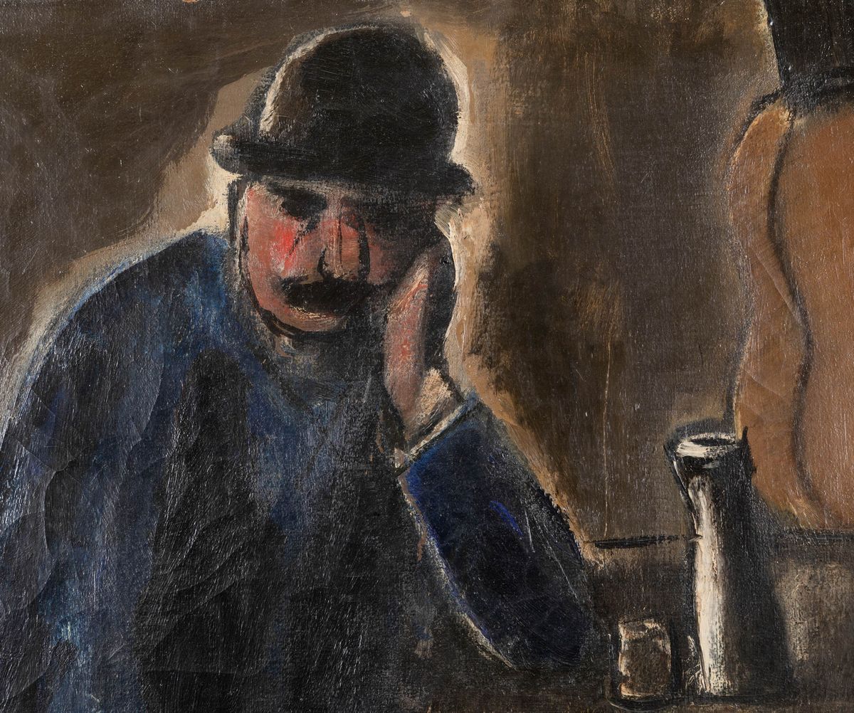 Mario Sironi - All'osteria - Fiaccheraio