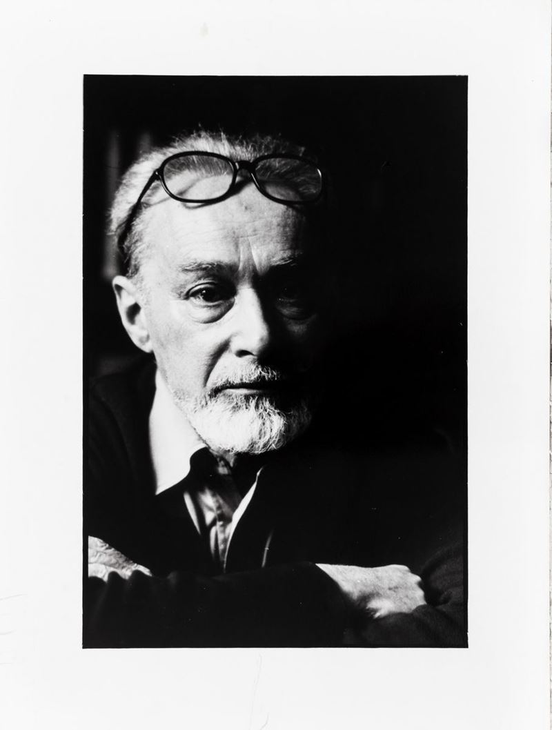 Giovanni Giovannetti : Primo Levi  - stampa fotografica in b/n su carta Kodak - Asta Affordable Photos | Cambi Time - Cambi Casa d'Aste