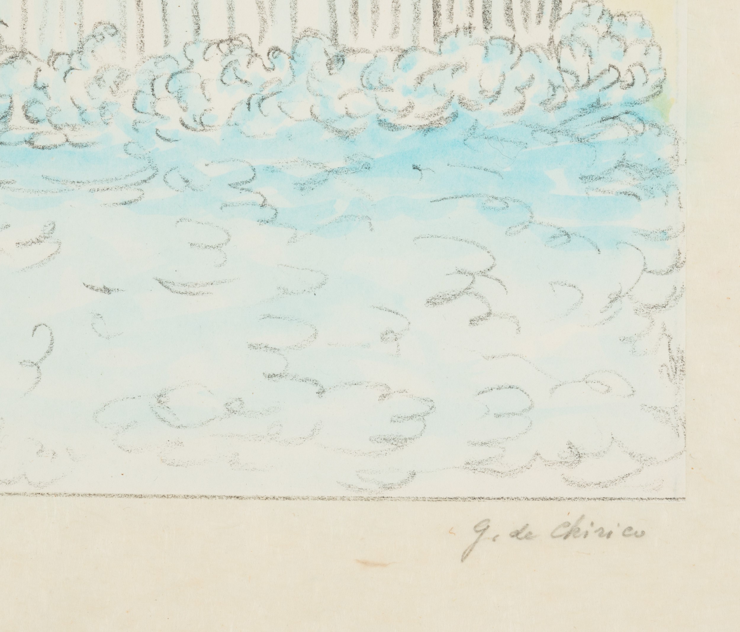 Giorgio De Chirico - La Pioggia nel Deserto