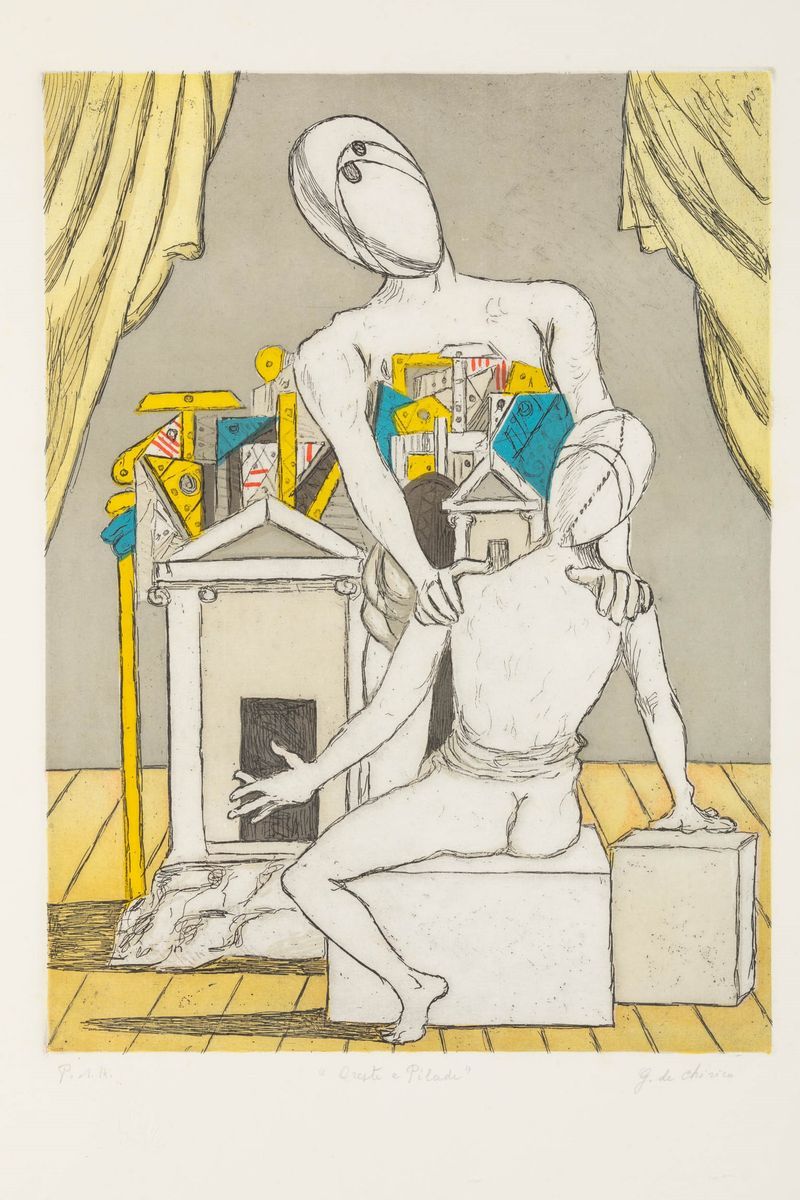 Giorgio De Chirico - Oreste e Pilade