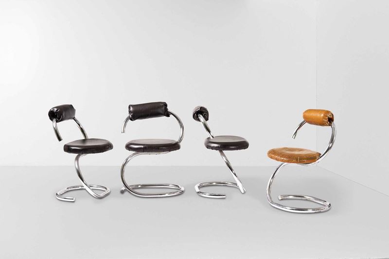 Set di quattro sedie  - Asta Design Lab - Cambi Casa d'Aste