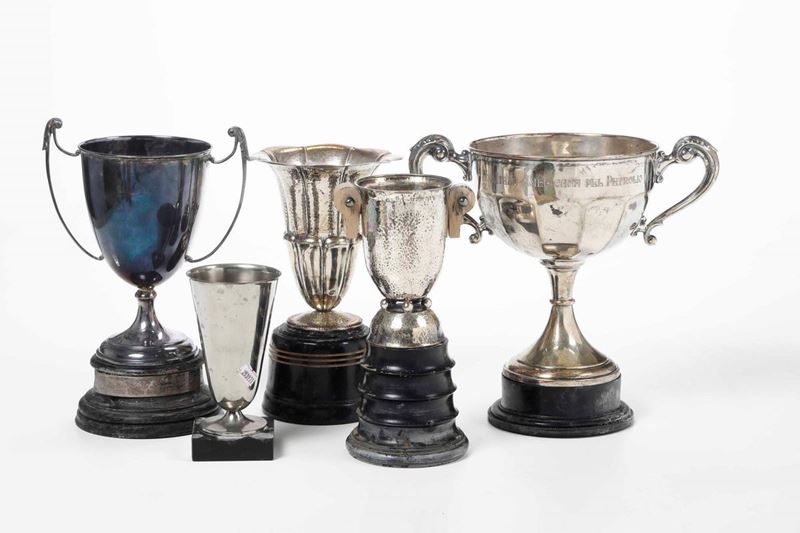 Lotto di varie coppe  - Auction Antique April | Cambi Time - Cambi Casa d'Aste