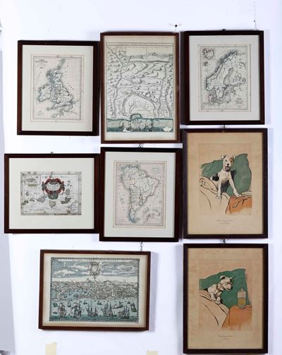 Composizione di Diverse Stampe di Soggetti ed Epoche Diverse