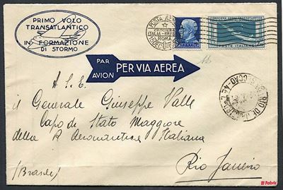1930, Regno D’italia, Posta Aerea, Aerogramma del 15/12/1930 da Roma per Rio De Janeiro.