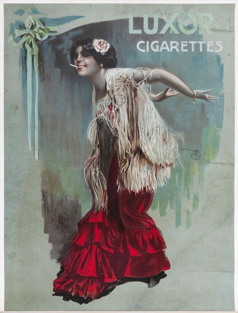 MBI : Luxor Cigarettes  - Auction Vintage Posters - Cambi Casa d'Aste