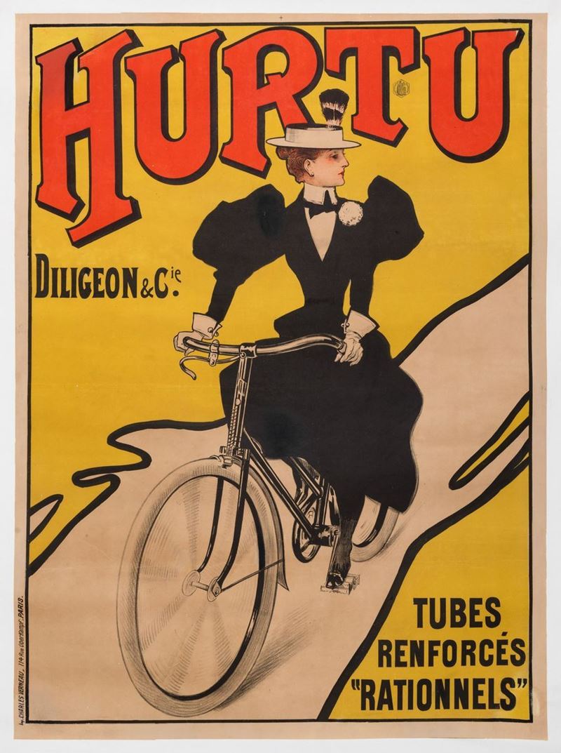 A.Reckziegel : Hurtu - Diligeon & CIE  - Auction Vintage Posters - Cambi Casa d'Aste