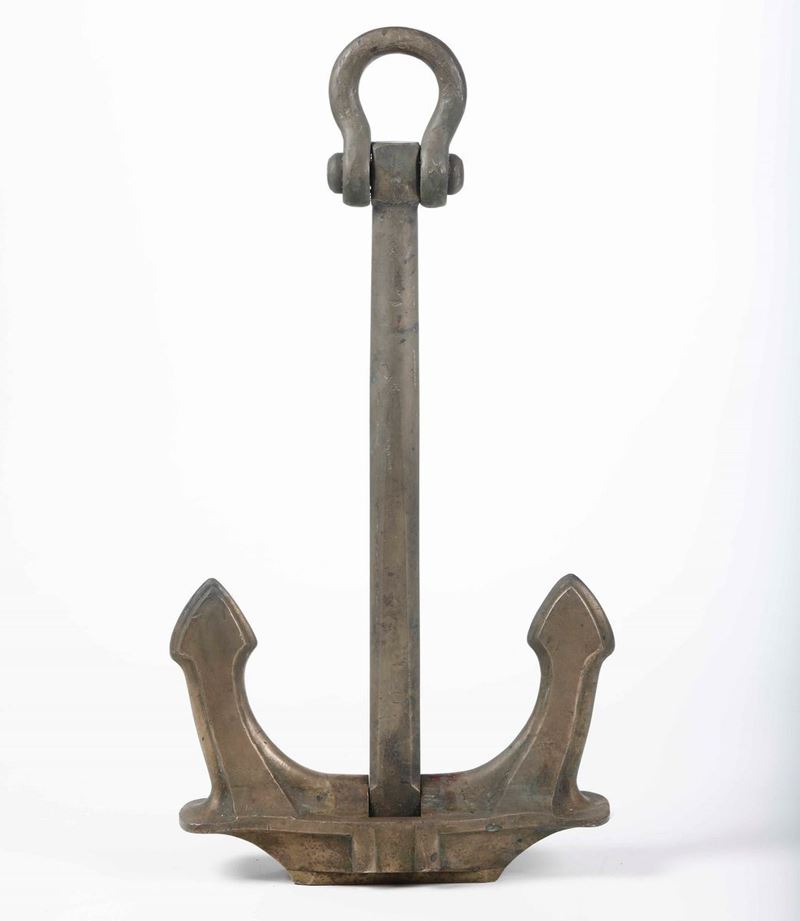 Ancora in bronzo. XX secolo  - Auction Marittime Art and Scientific Instruments - Cambi Casa d'Aste