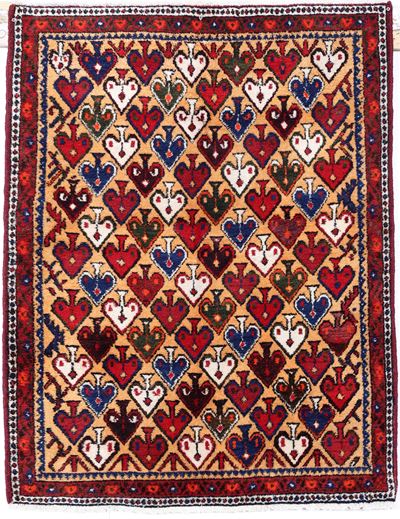 Tappeto Afshari, Sud Persia, metà XX secolo, 112 x 87 cm