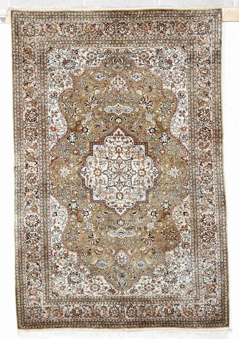 Tappeto Qum, Persia metà XX secolo  - Auction Italian Mansions - Cambi Casa d'Aste