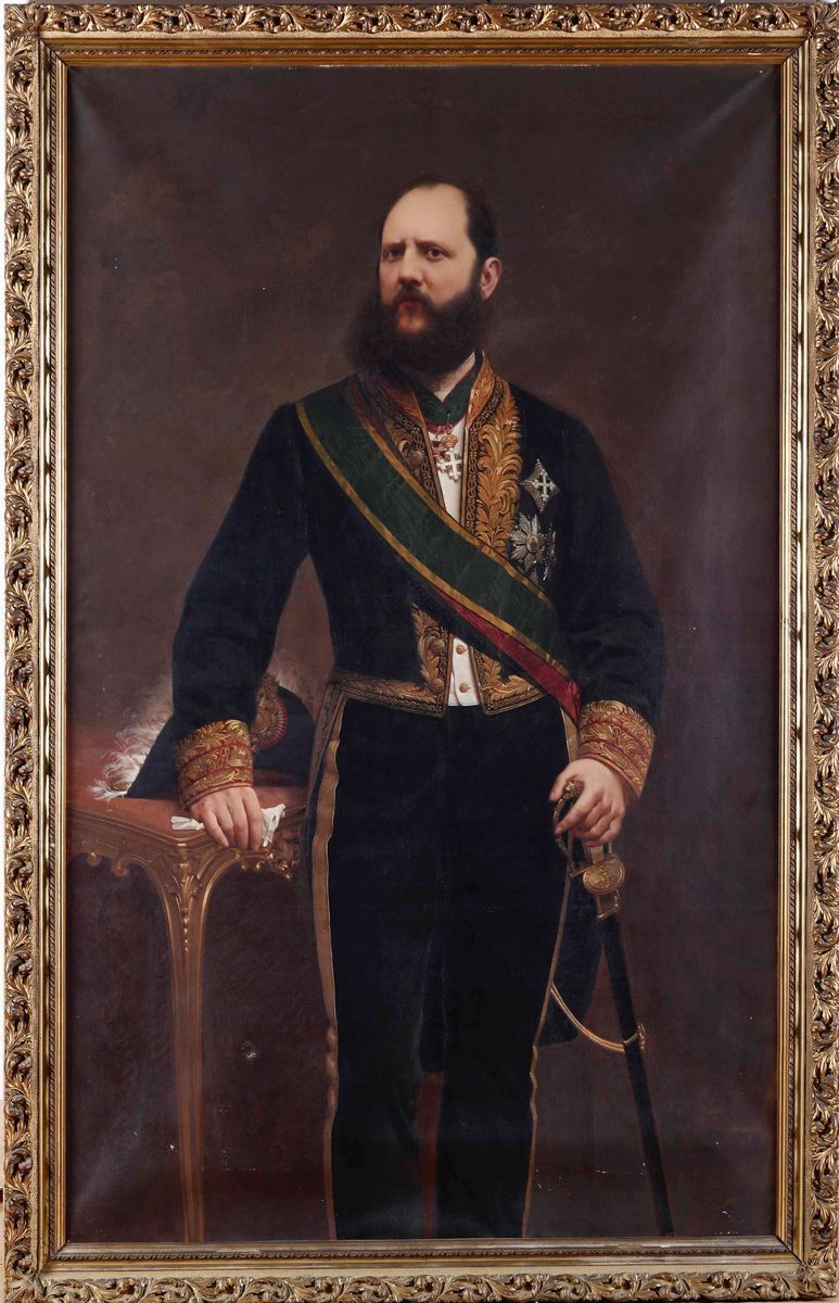 Carlo Clara - Ritratti a Figura Intera di Teresa Ambrosetti e Carlo Felice Gianotti