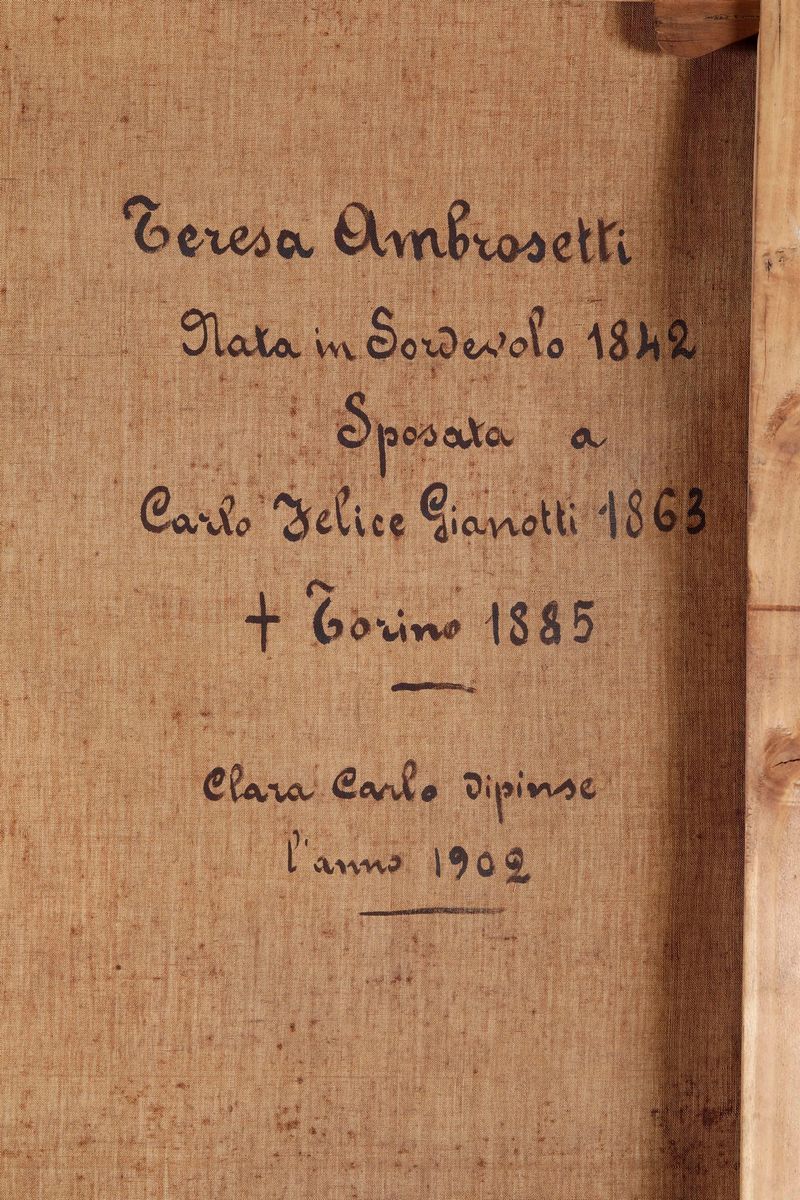 Carlo Clara - Ritratti a Figura Intera di Teresa Ambrosetti e Carlo Felice Gianotti