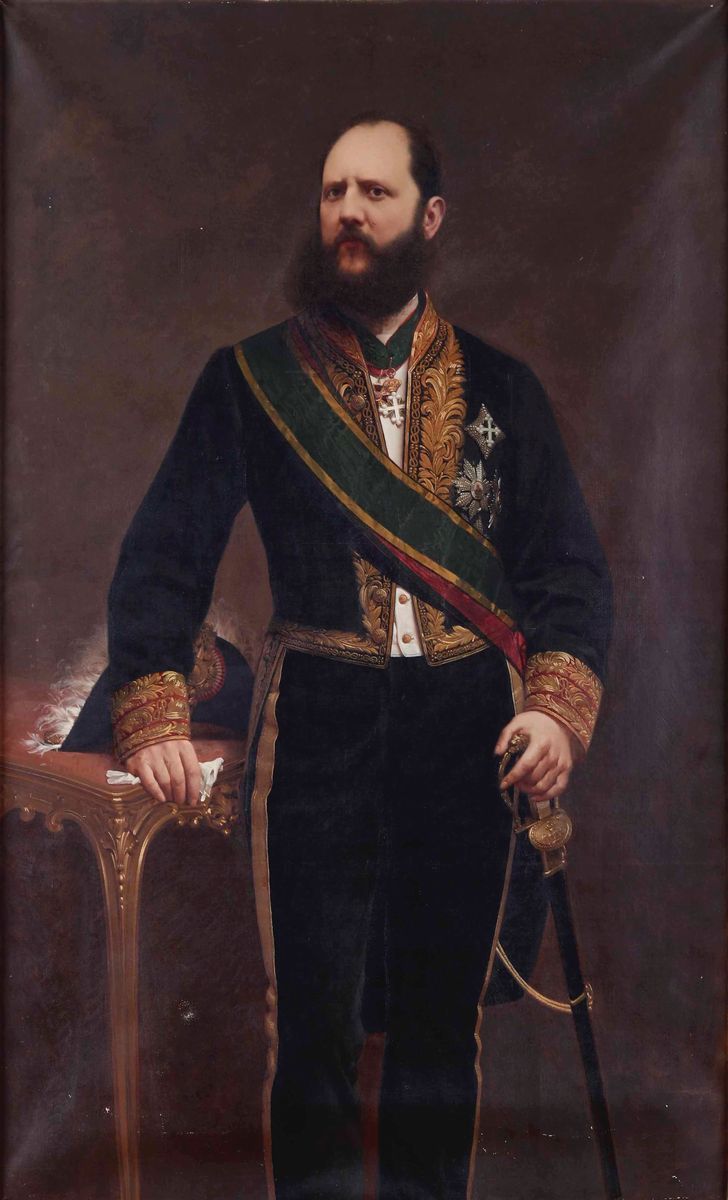 Carlo Clara - Ritratti a Figura Intera di Teresa Ambrosetti e Carlo Felice Gianotti