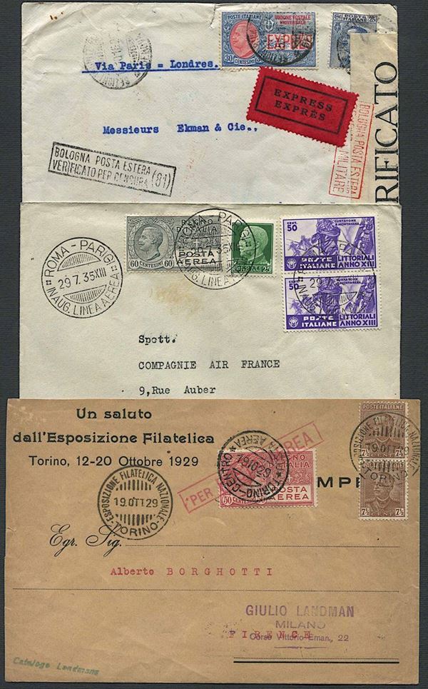 1916/1935, Regno d’Italia, Posta Aerea.