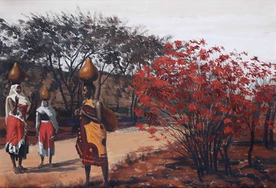 L’Elleboro (Kenia), olio su tela