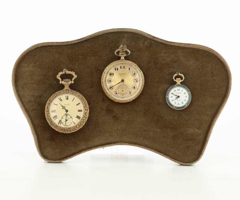 Lotto di tre orologi da tasca  - Auction Antique October | Cambi Time - Cambi Casa d'Aste