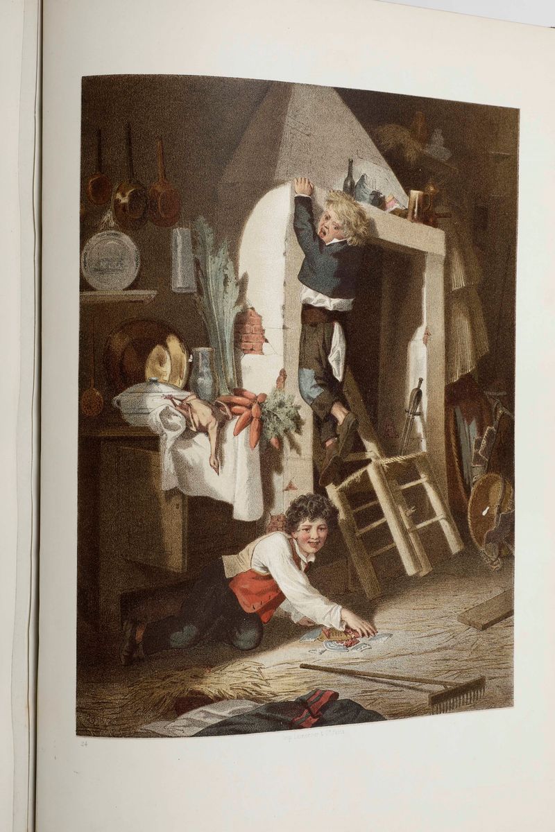 Autori Vari "musée Des Deux-mondes"...paris, Secolo XIX, con Belle Illustrazioni Litografiche a C...