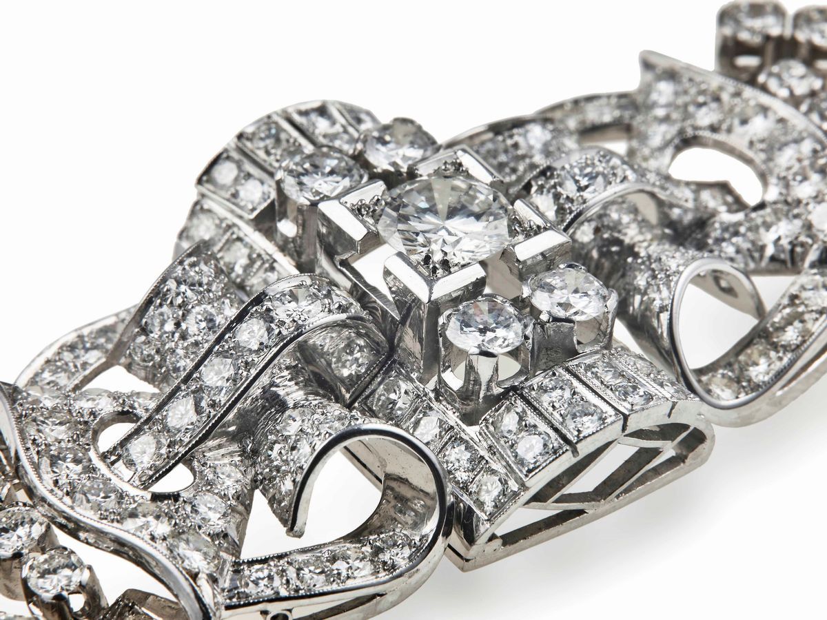 Bracciale con Diamanti Taglio Brillante