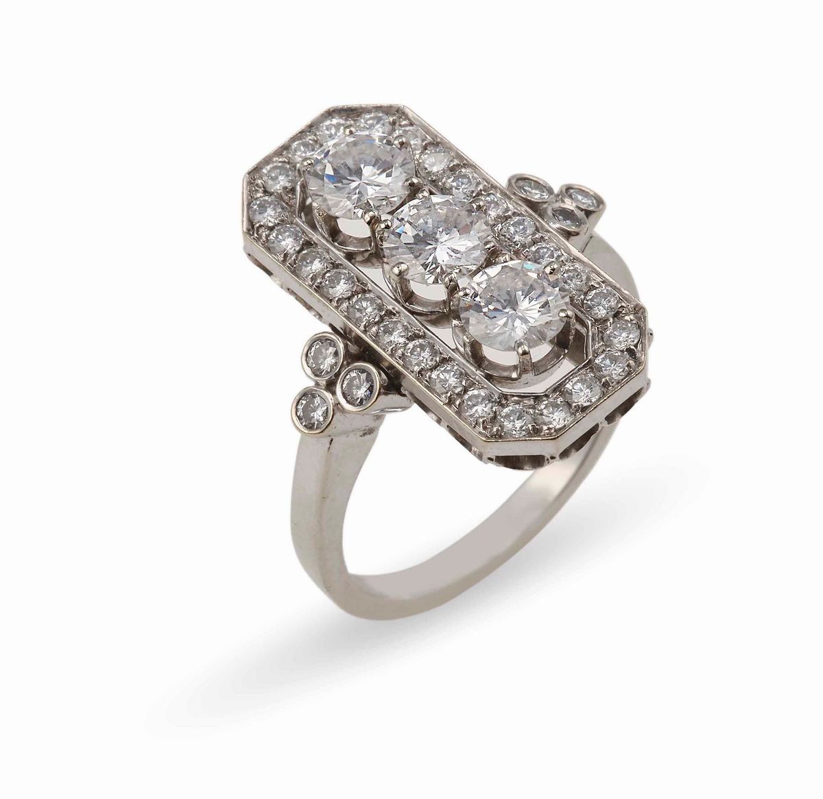 Anello con Diamanti Taglio Brillante