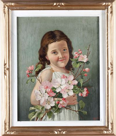 Bambina con Fiori di Ciliegio