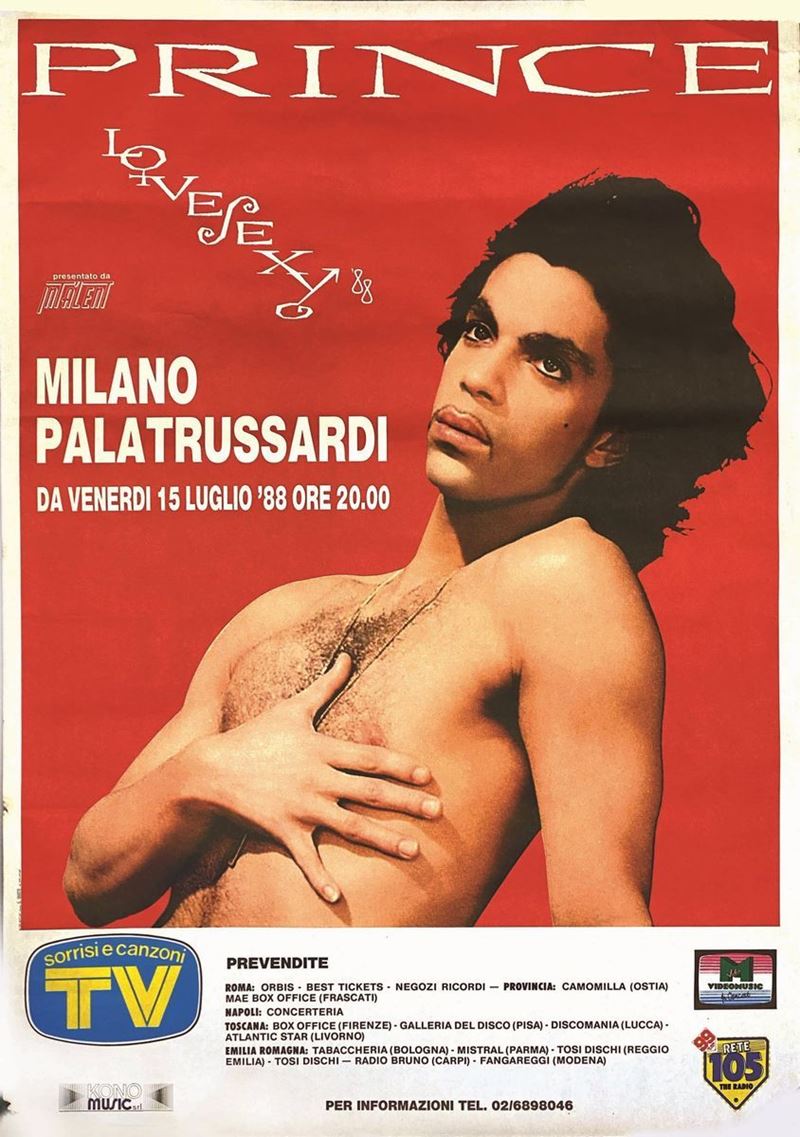 Artista non identificato : Prince Love Sex 1988  - Auction Vintage Posters | Timed Auction - Cambi Casa d'Aste