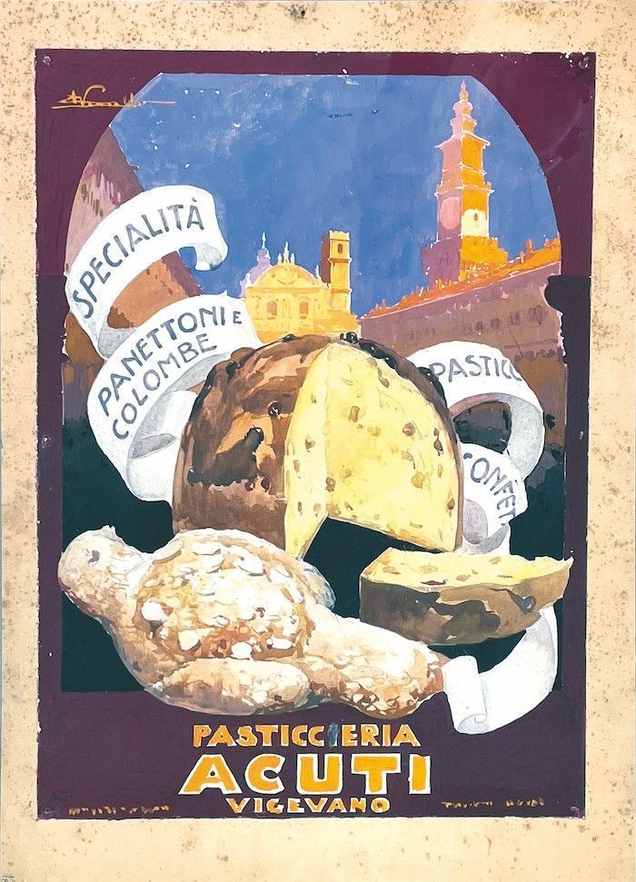 Armando Vassallo : Pasticceria Acuti Vigevano  - Auction Vintage Posters - Cambi Casa d'Aste