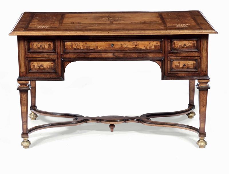 Scrivania Luigi XVI. Fine XVIII secolo  - Auction Italian Mansions - Cambi Casa d'Aste