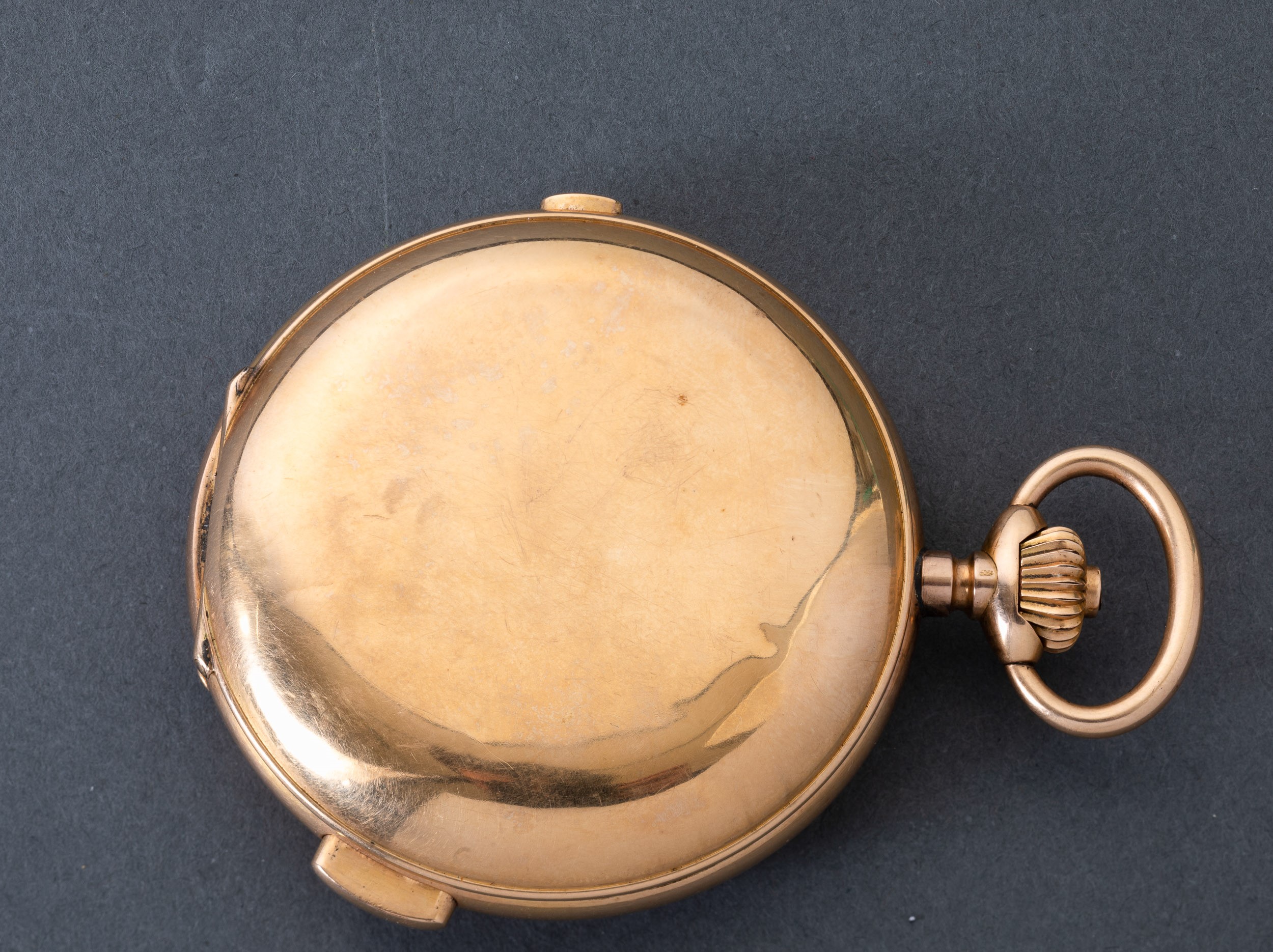 Orologio da Tasca Anonimo, 1890 Circa, Suoneria Ore/quarti Attivata da Pulsante e Cronografo, in ...